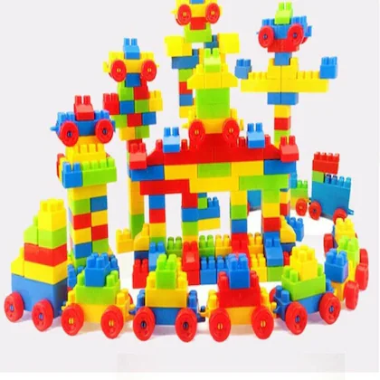 Shipra Play House Building Blocks With Wheel